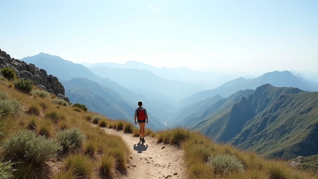 Mountain view from Costa del Sol: inspiring outdoor lifestyle with easy access to hiking trails in Sierra Blanca.