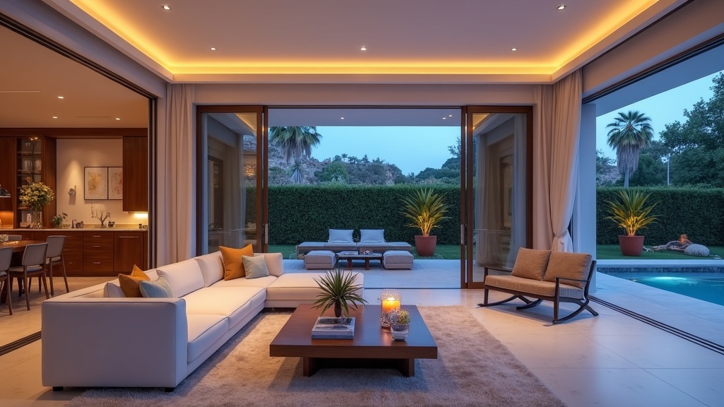 Intérieur de luxe, salon spacieux. Urbanisations nouvelles avec accès nature Costa del Sol: comparaison d'offres immobilières.