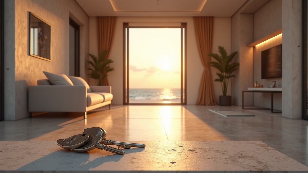 Move-in ready luxury property interior; ideal for buyers seeking to buy property near Costa del Sol spa. Keys await.