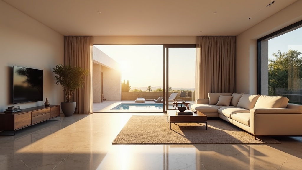 Sleek, move-in ready luxury home with keys on display in Costa del Sol—your stressvrij leven aan zee.