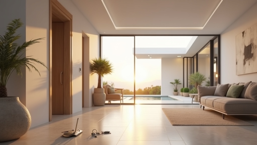 Hälsosam kustmiljö Costa del Sol köpa bostad: inflyttningsklar lyxfastighet, nycklar på bordet, redo för dig.