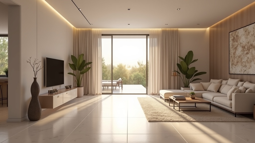 Nycklar på bord i inflyttningsklar modernistisk lyxvilla på Costa del Sol. harmoni mellan människa och natur Costa del Sol köpa bostad.