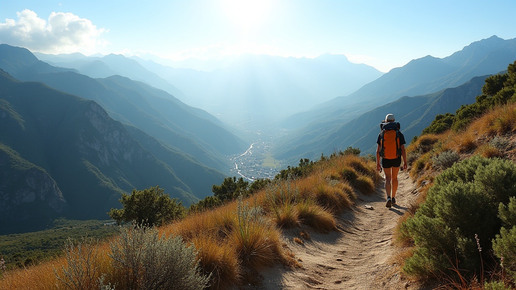 Luonto ja meri tasapainossa Costa del Solilla: Auringonpaisteinen vaelluspolku Sierra Blancan vuorilla.