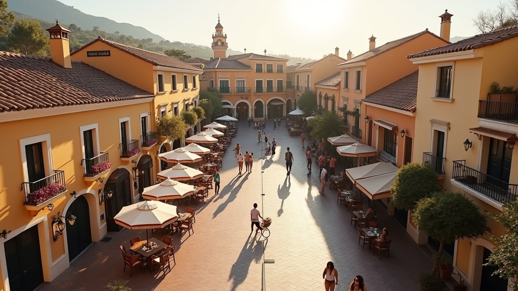 Charmante place de Costa del Sol; la vie espagnole au doux soleil. Pour investir, un numéro d'identification étranger Espagne est clé.