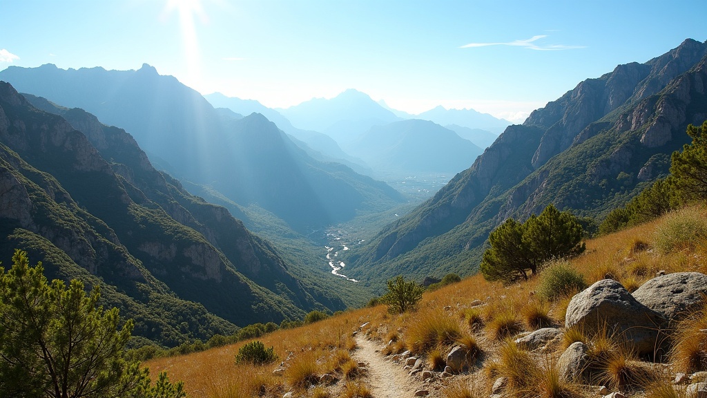 Alp:The providedas ilmanlaatu Costa del Sol, vähäen ilmansaast
  caption:A vibrant of Costa del Sol. In the foreground I see is a beach. In the background IQ_1 is a mountain range of buildingsO_2. The the right I is a person hikingouse. In the back IQ_3 is a bright sun.