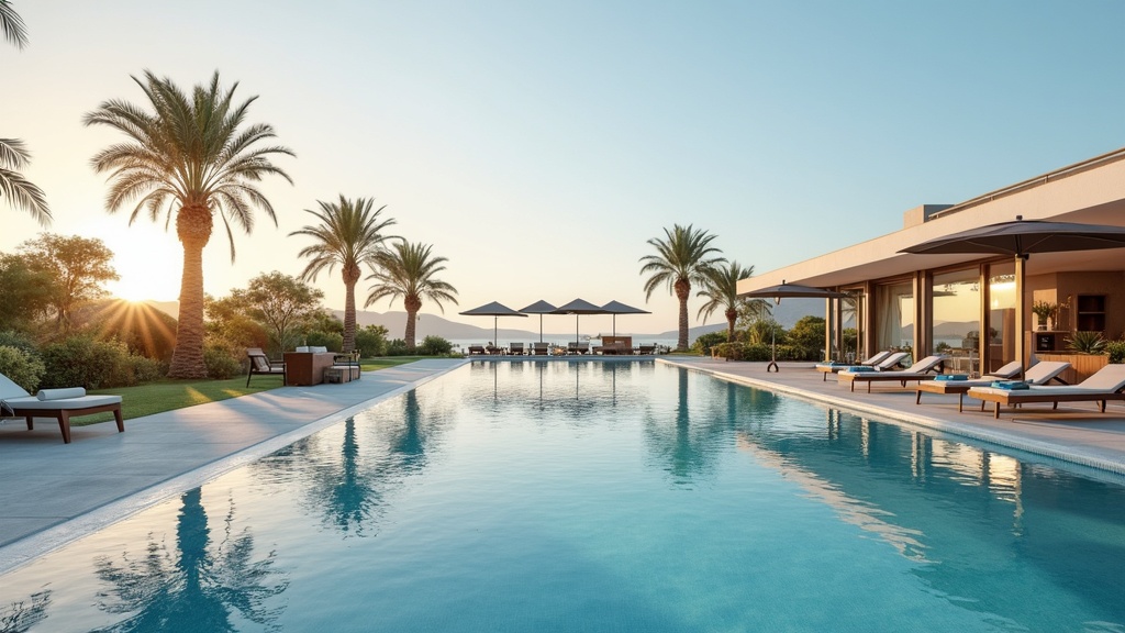 Neubauimmobilien Costa del Sol warum europäische Käufer: Panoramablick auf Luxus-Neubauprojekt mit Meerblick an der Costa.