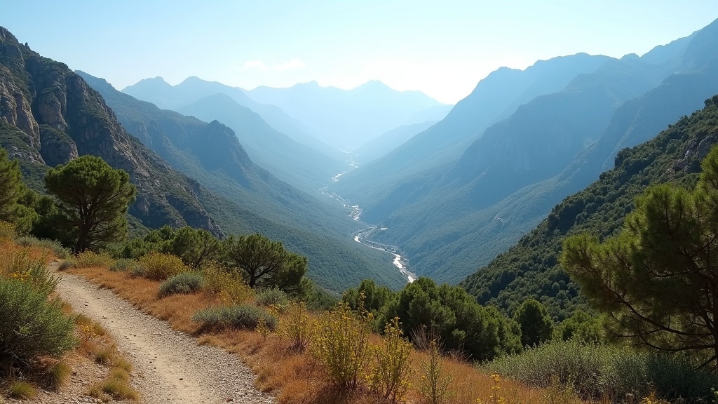 Spektakulært fjellandskap i Sierra Blanca, perfekt for friluftsliv og nyte det stabile middelhavsklimaet og mikroklimaet på Costa del Sol.