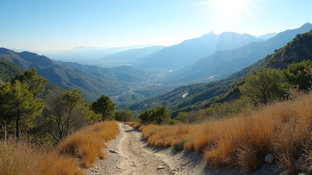 Atemberaubende Bergaussicht an der Costa del Sol: 300 Sonnentage Andalusien laden zum Wandern ein.