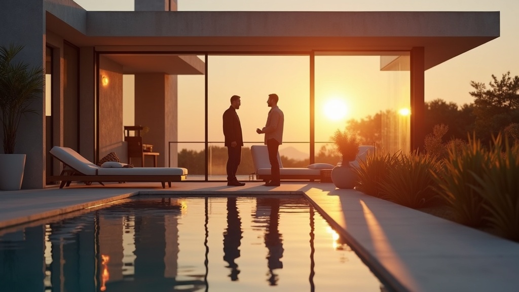 International buyers compare luxury Costa del Sol property, envisioning a lifestyle enriched by authentic Costa del Sol cuisine.