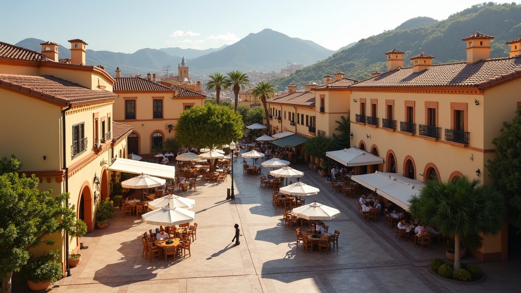 Costa del Sol tengerparton mentális egészséget támogató hangulatos spanyol városközpont.