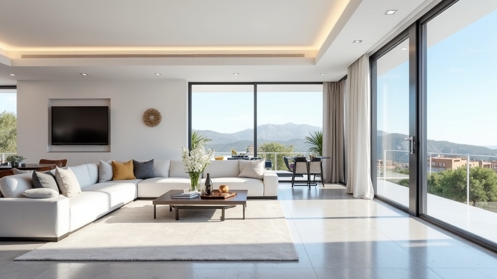 Modern luxury Costa del Sol investment property. High-end finishes, staged for rental appeal, shown in this Spain property investment guide.