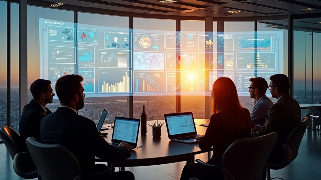 Real estate analysts reviewing Málaga Costa del Sol Airport 2025 boom data, showcasing the vibrant Costa del Sol lifestyle.