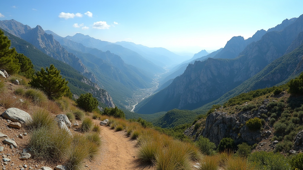 Mountain view from Málaga, Costa del Sol. Inspiring lifestyle near Málaga airport: idyllic property for nature lovers.