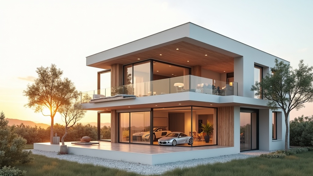 Cross-section of a BREEAM certified property Costa del Sol, showcasing passive house insulation, heat recovery ventilation, and thermal bridge-free design.