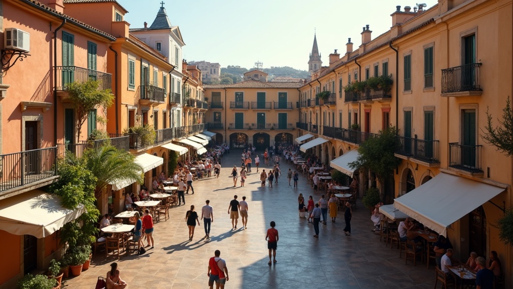 Upea Málagan keskusta – yksi aurinkoisimmista alueista Costa del Solilla, kuten Benalmádena, Marbella ja Fuengirola.