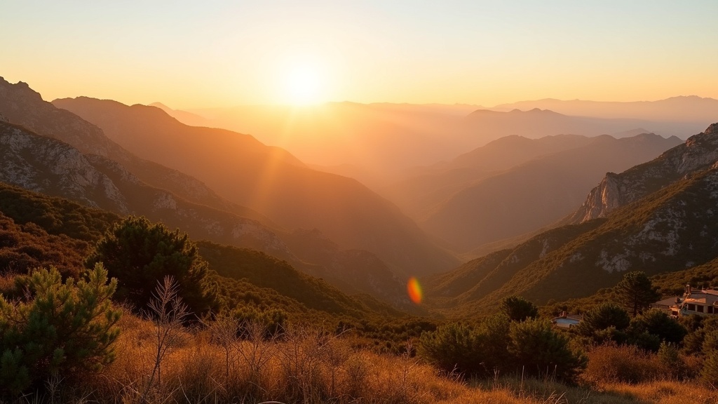 Sierra Blanca sunset vista, hinting at the Costa del Sol lifestyle & NIE number Spain tax implications.