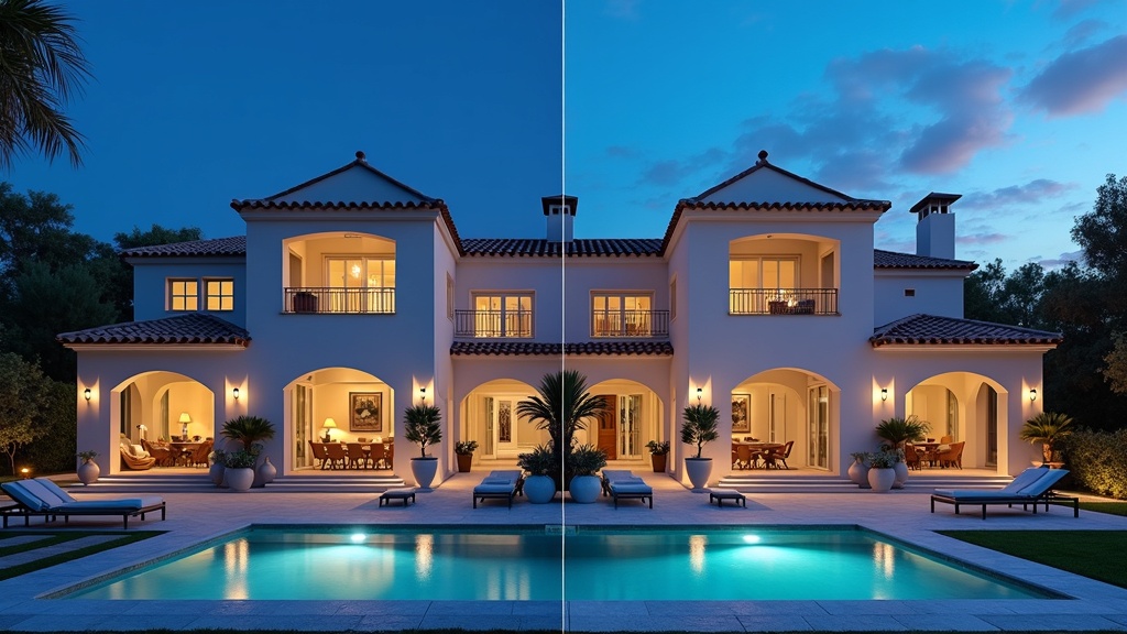 Comparaison climat Costa del Sol résidence secondaire: villas coloniales vs. modernes, prix et aménagements intérieurs.