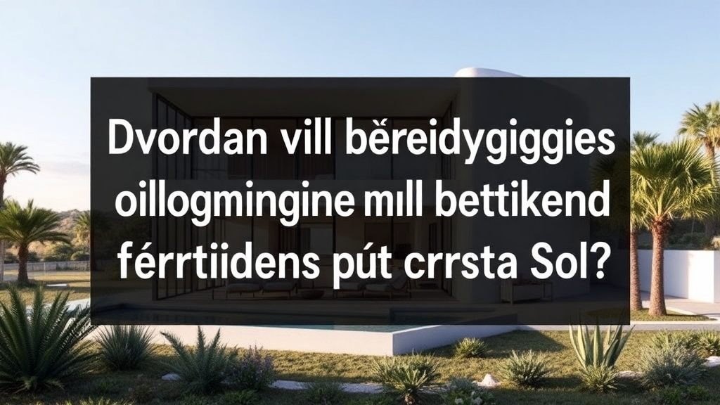 Fremtiden for spansk kystarkitektur på Costa del Sol - Costa del Sol fast ejendom
