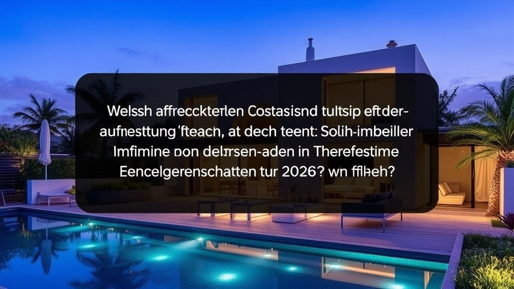 Energieeffiziente Immobilien an der Costa del Sol für 2026 verstehen - Immobilien Costa del Sol