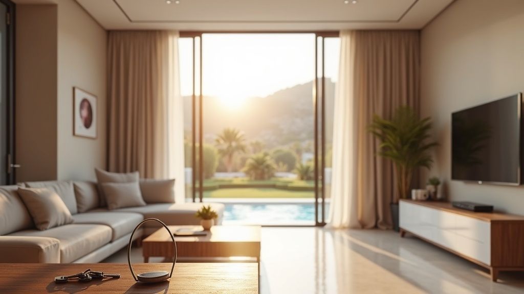 Exkluzív életstílus Costa del Sol: új otthon vásárlás készen áll, kulcsokkal, panorámás kilátásra vár. Kérjen konzultációt!