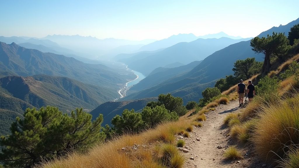 Gesundheitsurlaub Costa del Sol Balance: Bergblick, Wanderwege, Natur pur.