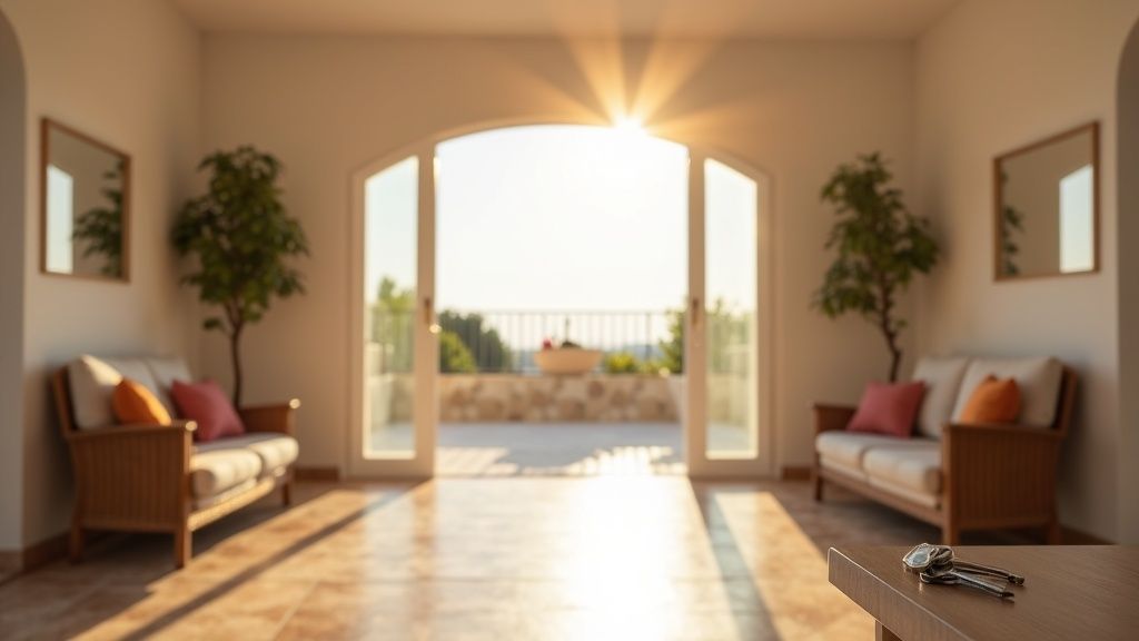 Ready to buy winter home Costa del Sol? Pristine, furnished luxury interior awaits. Keys ready for your new life!