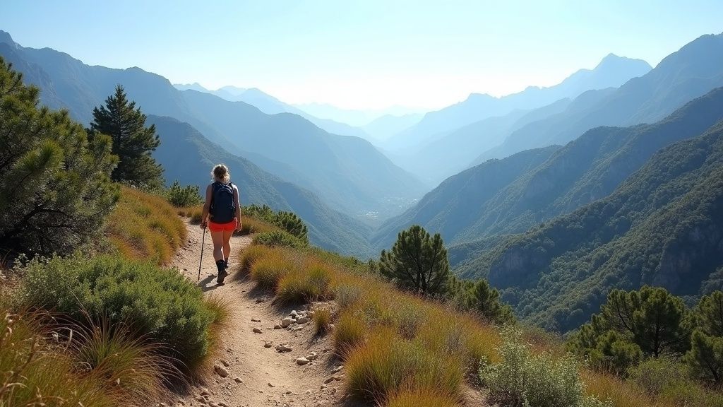 Levendig groen en de Sierra Blanca: de voordelen van leven aan de Costa del Sol, met zonovergoten wandelpaden en natuur.