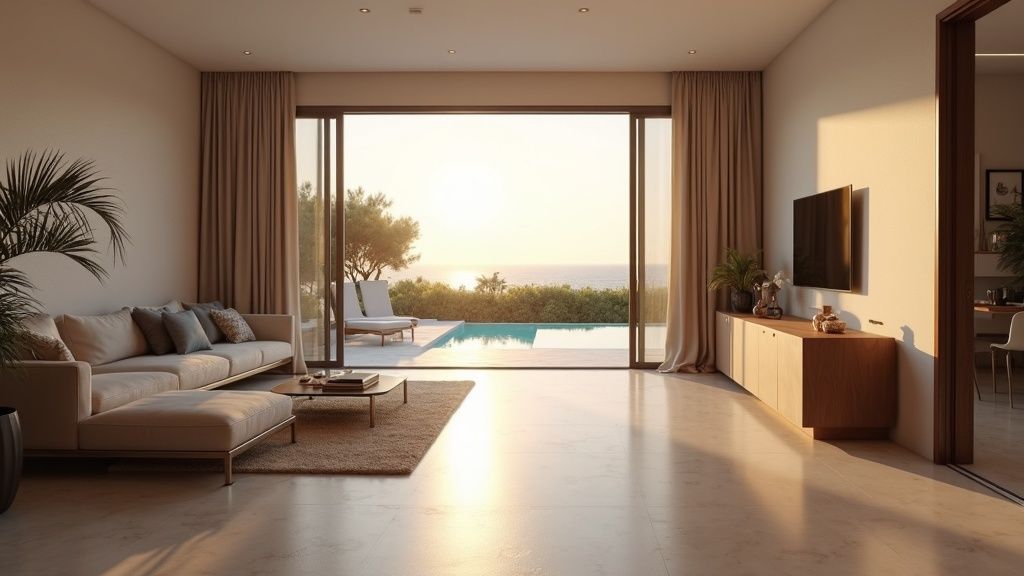 Nyckelfärdigt lyxboende Costa del Sol, redo för ditt livs livskvalitet vid havet i solljus.