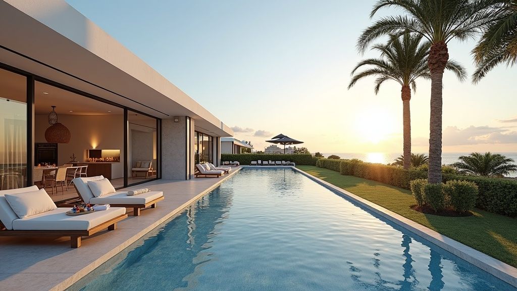 Luksusasunnot ja huvilat Costa del Solilla: Modernit asuinalueet tarjoavat korkea elämänlaatu ja ylellinen, huoleton asuminen.