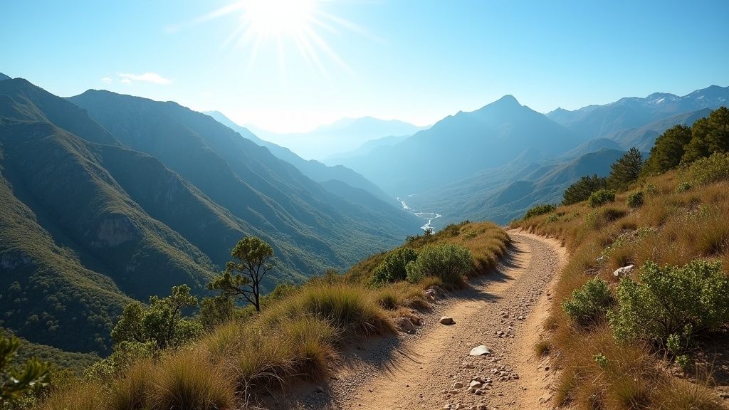 Montagnes de la Sierra Blanca sous le soleil, invitant aux activités nautiques et plages équipées de la Costa del Sol.