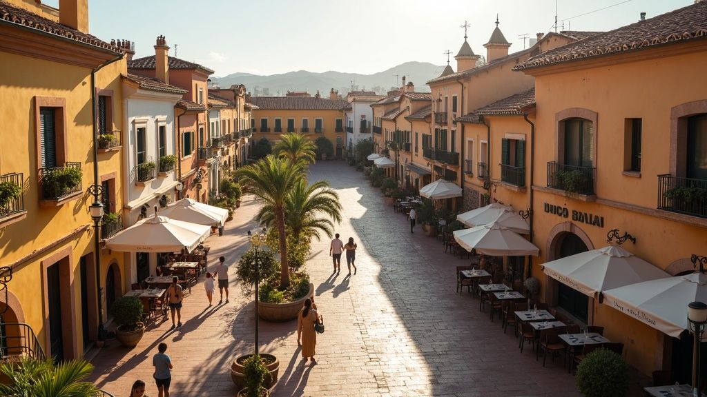 Village espagnol vibrant sur la Costa del Sol. Inspirez-vous des randonnées côtières, sports d'aventure et parcs naturels.