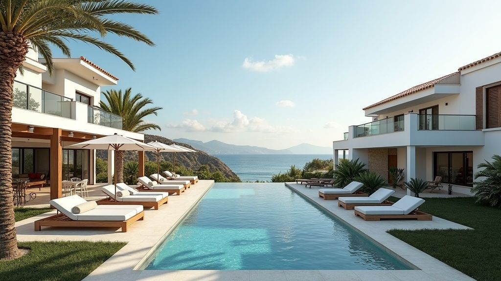 Természetes ionizáció stresszcsökkentés Costa del Sol: Napfényes tengerpart, relaxáció, mentális egyensúly.