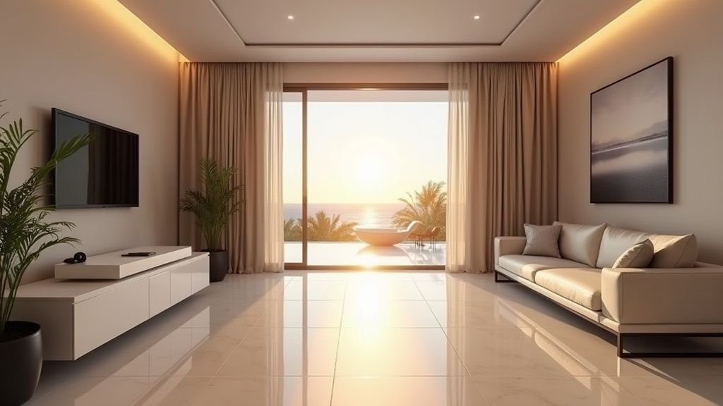 Inför beslut om att köpa fastighet Costa del Sol berg hav: Nyckelfärdigt modernistiskt drömhem. Professionell rådgivning.