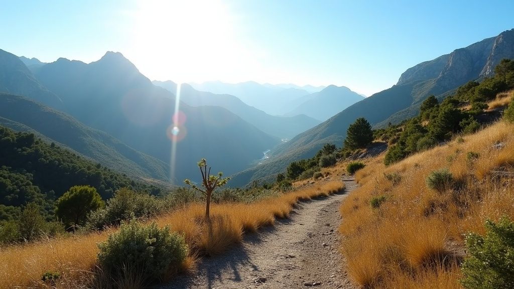 300 Sonnentage und gesundes mediterranes Klima: Wanderwege in Spaniens Sierra Blanca, Vitamin-D-Effekt & Outdoor-Lifestyle.