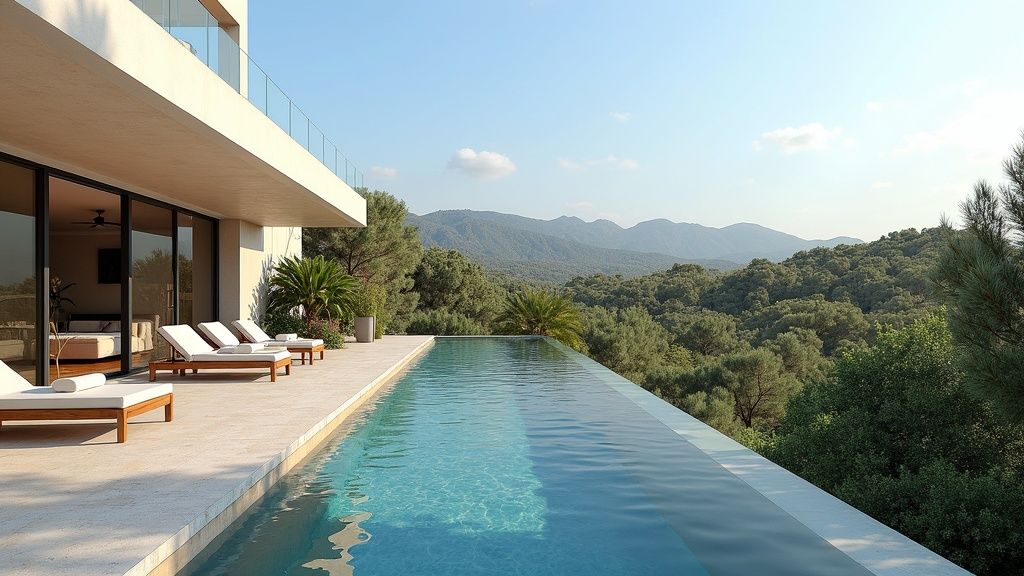 Résidence secondaire Costa del Sol: vues montagne, parc naturel Los Alcornocales. Acheter propriété Costa del Sol nature.