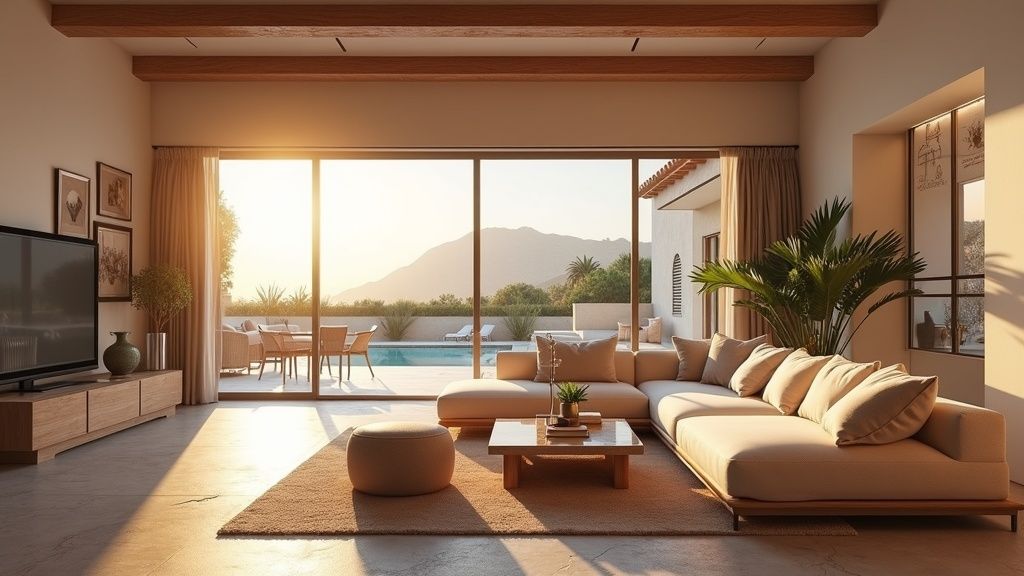 Luksuriøs stue på Costa del Sol, perfekt for helse og velvære – et stressfritt liv klima.