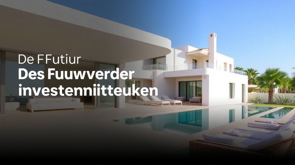 Die Zukunft der Immobilieninvestitionen: Wie nachhaltige Immobilien die Immobilienwerte in Spanien bis 2026 prägen - Immobilien an der Costa del Sol