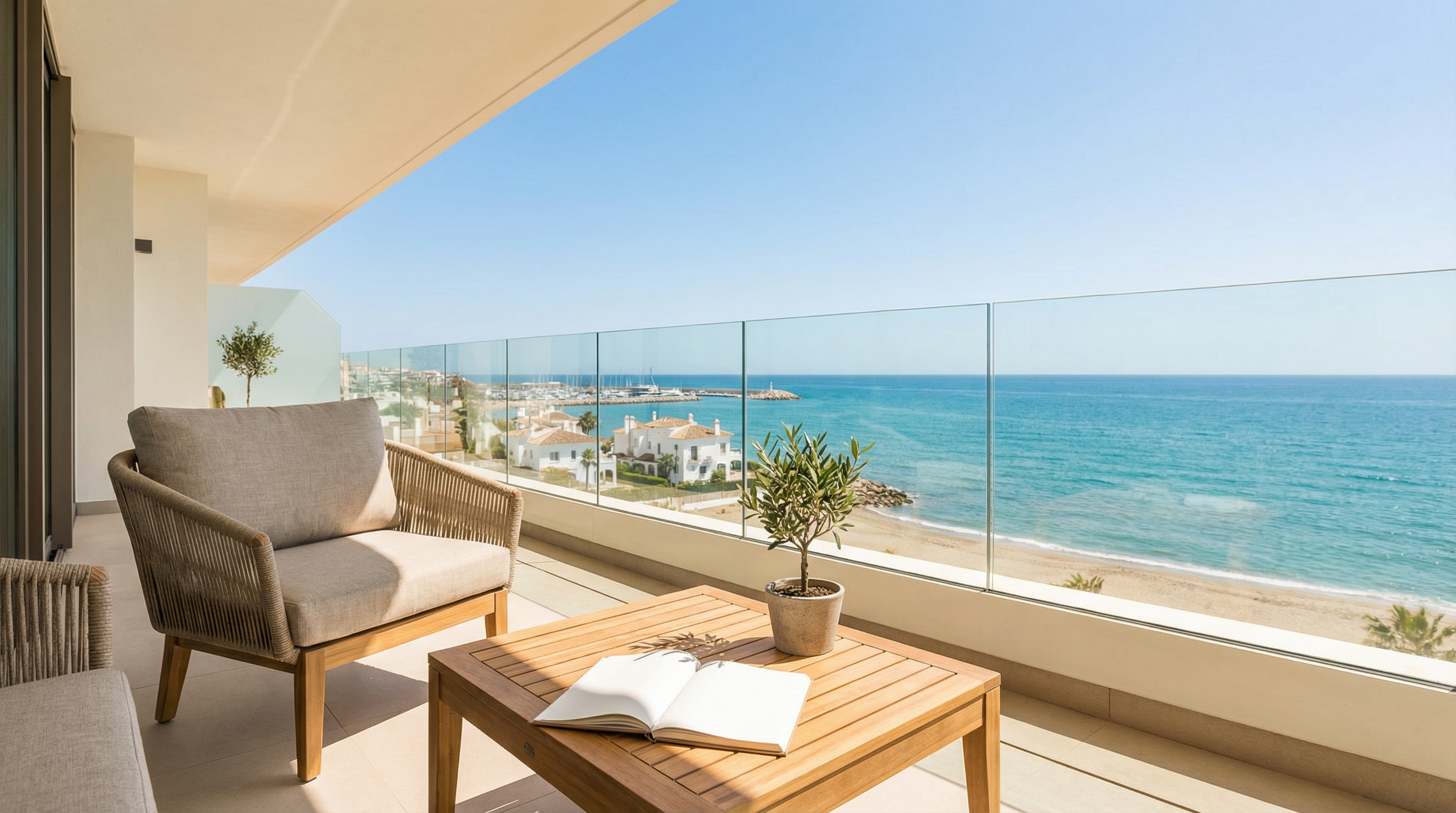 Valmiina stressittömään elämäntapaan? Tämä ylellinen kiinteistö Costa del Solilla odottaa sinua, avaimet käteen -periaatteella iloa ja harmoniaa varten.