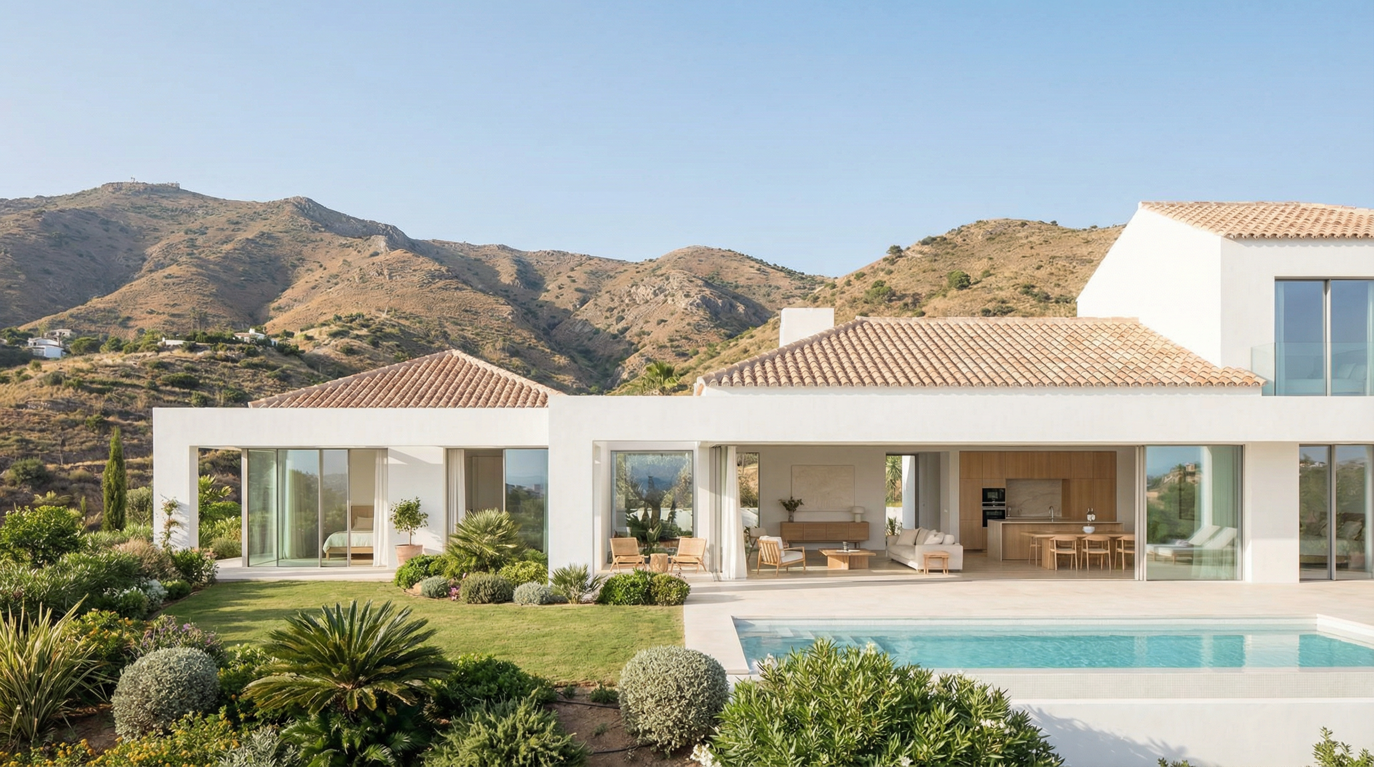 Valmiina stressittömään elämäntyyliin? Tämä ylellinen kiinteistö Costa del Solilla odottaa sinua, "avaimet käteen" -periaatteella iloa ja harmoniaa varten.