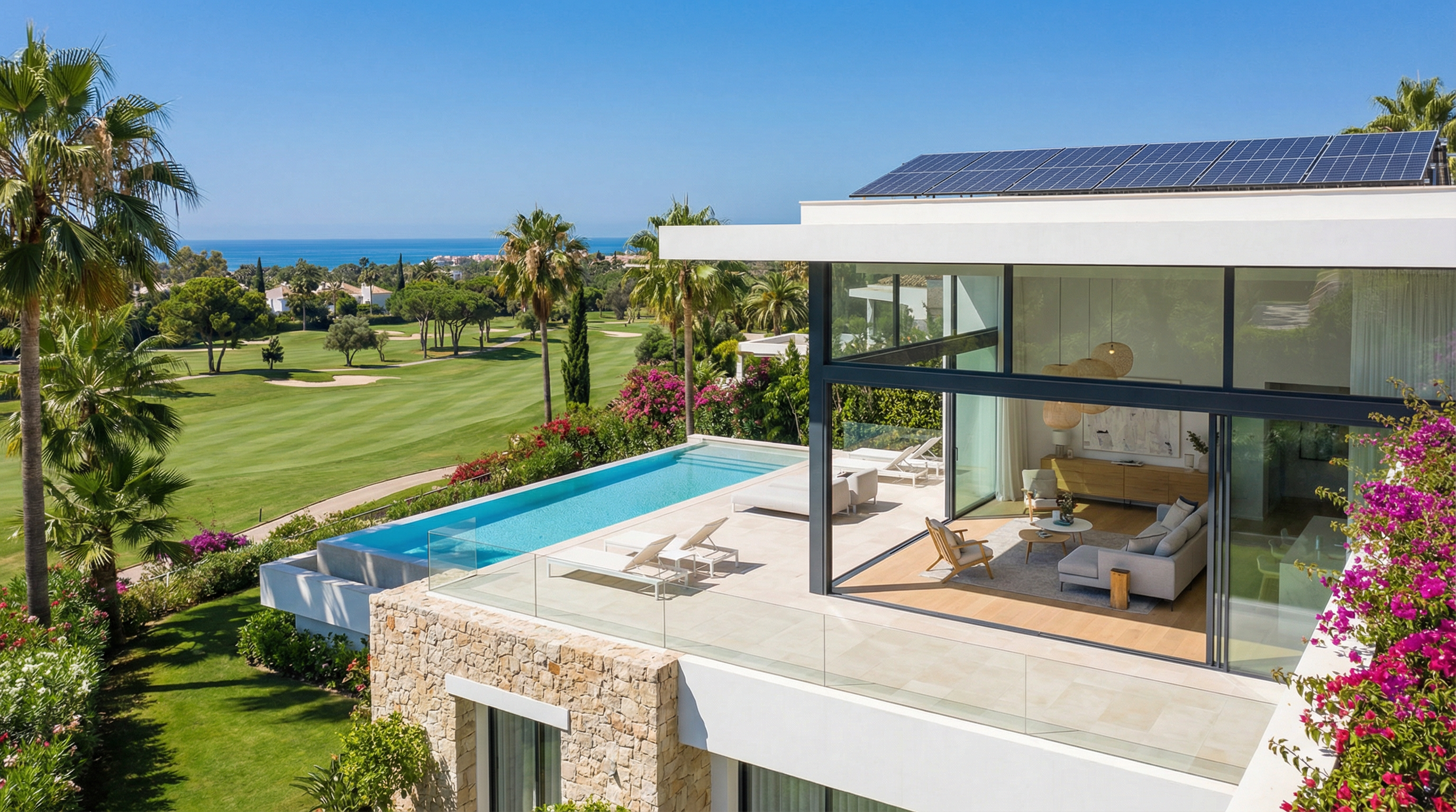 Valmis stressittömään elämäntapaan? Tämä ylellinen kiinteistö Costa del Solilla odottaa sinua avaimet käteen -periaatteella iloon ja harmoniaan.